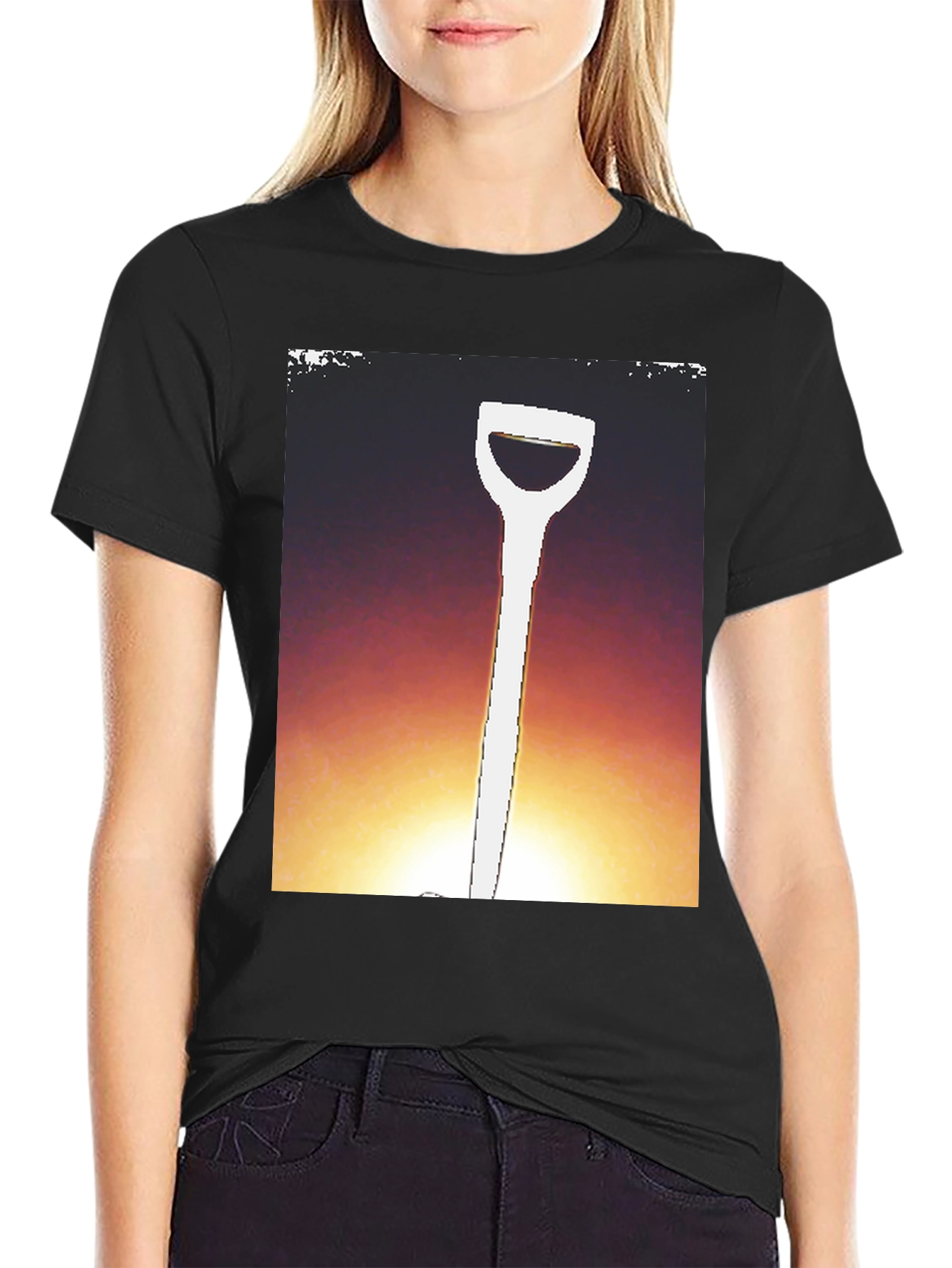 Shovel Graphic T-Shirt - Sunset Shovel Tee
