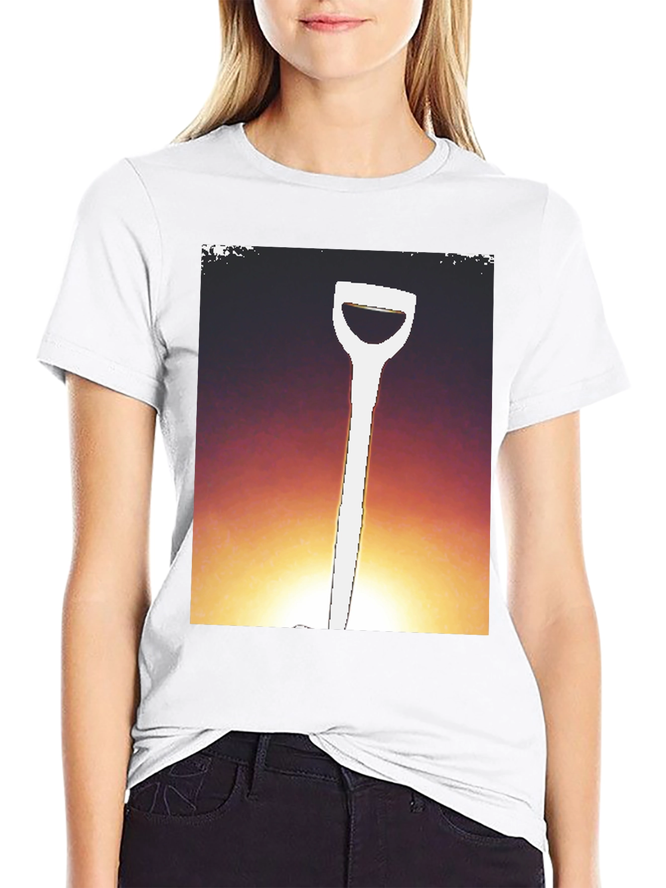 Shovel Graphic T-Shirt - Sunset Shovel Tee