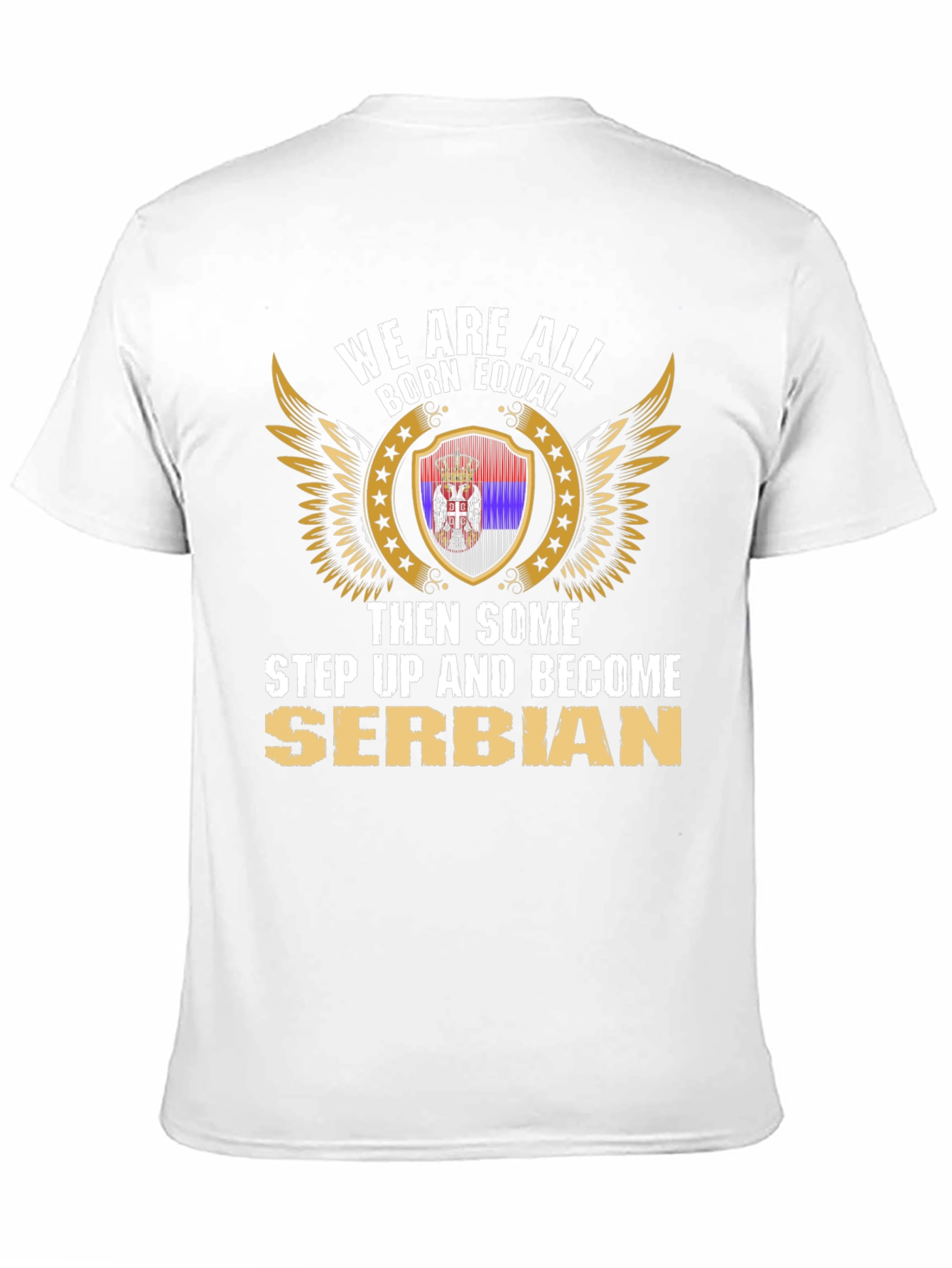 Born Equal Serbian T-Shirt