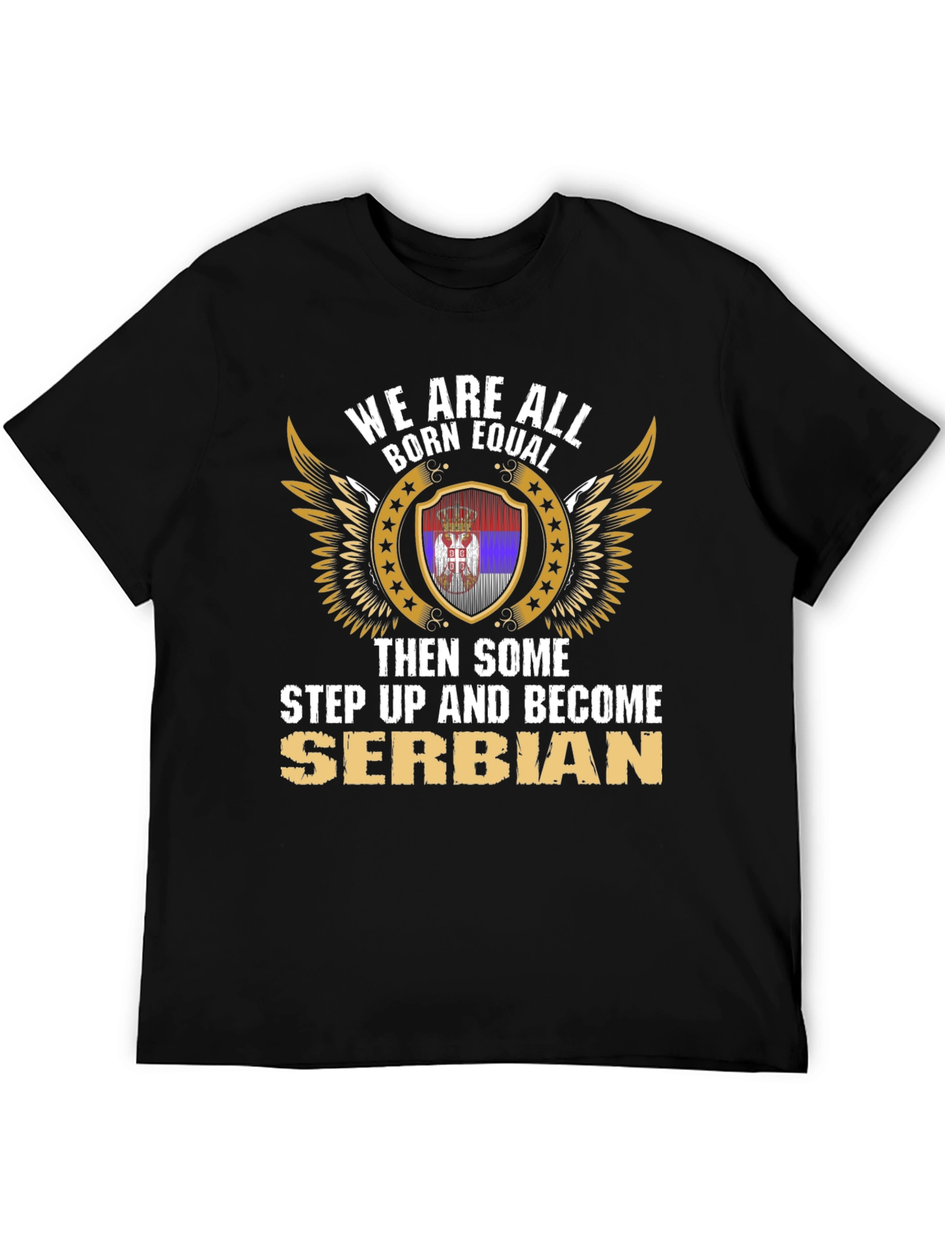 Born Equal Serbian T-Shirt