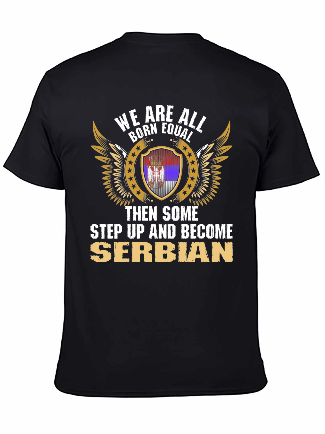 Born Equal Serbian T-Shirt