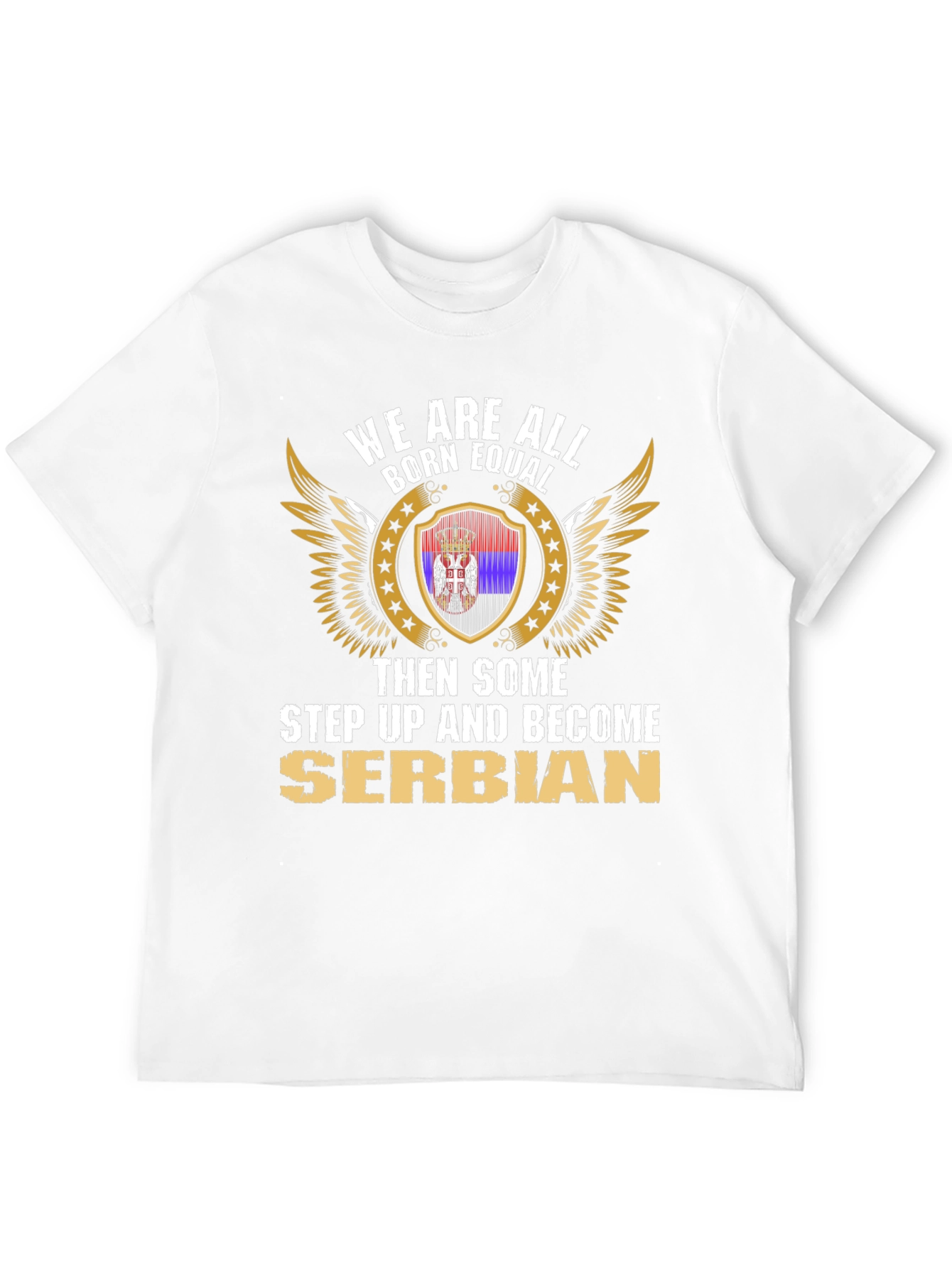 Born Equal Serbian T-Shirt