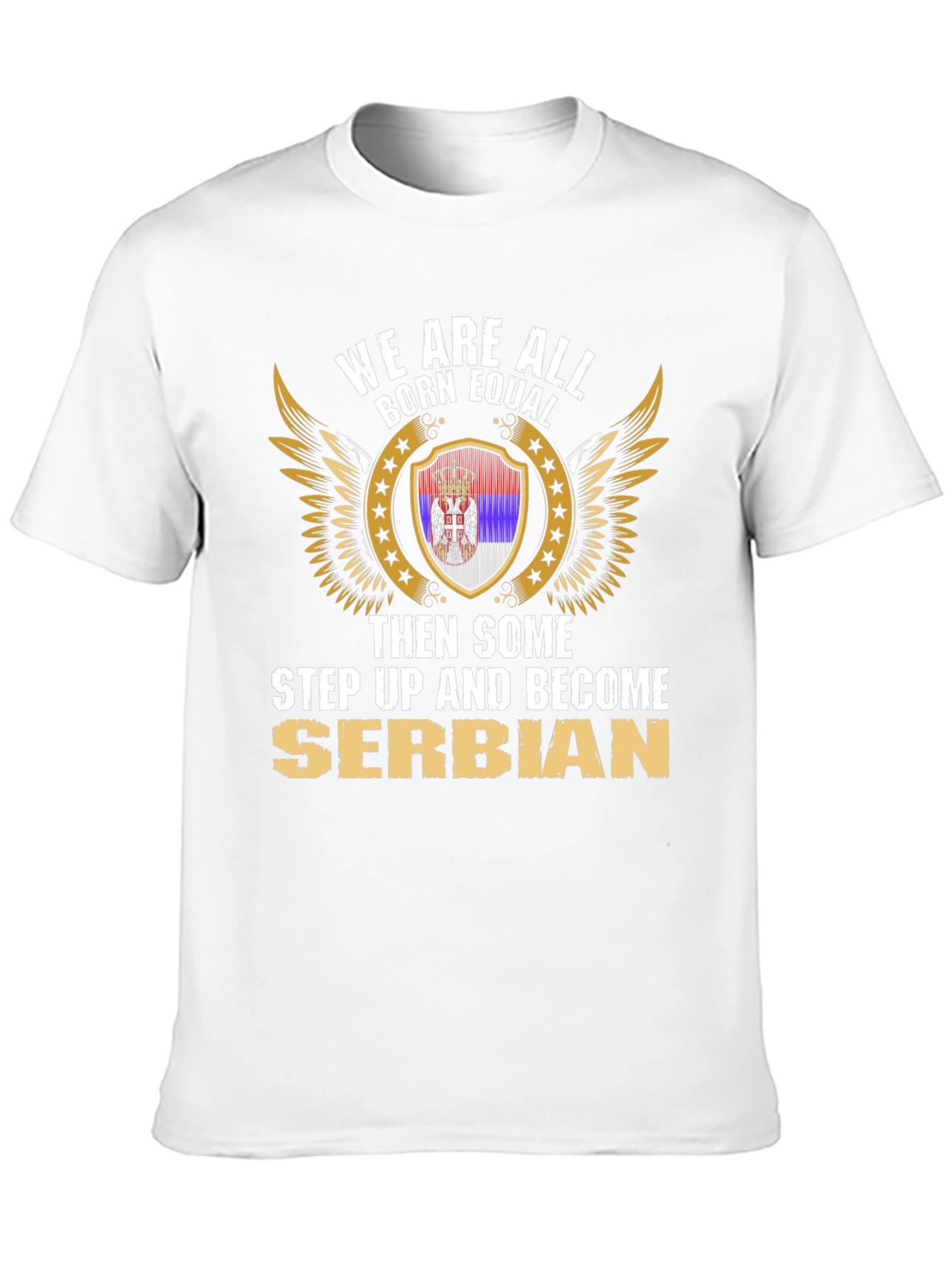 Born Equal Serbian T-Shirt