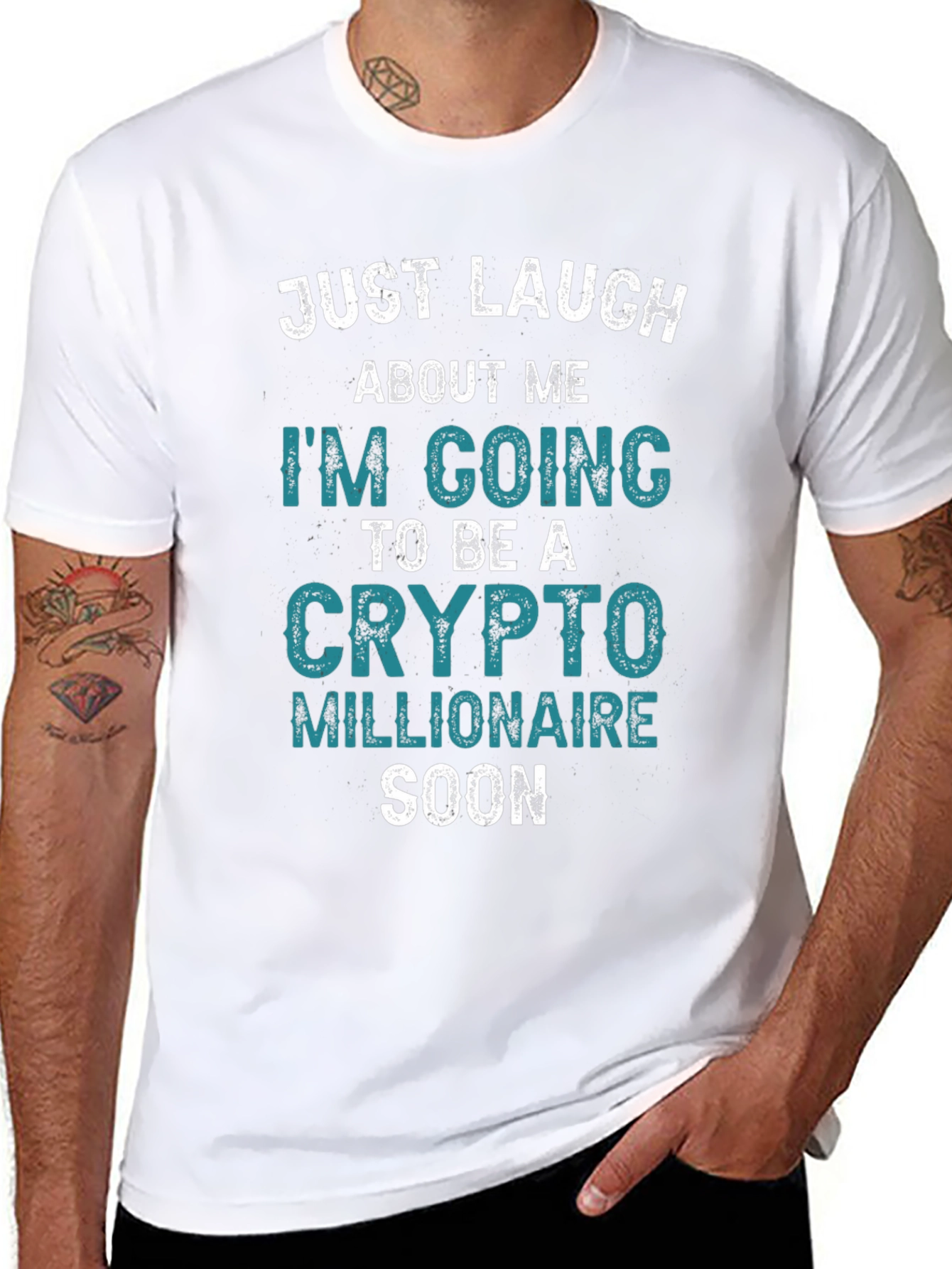 Crypto Millionaire Soon T-Shirt - Funny Cryptocurrency Tee