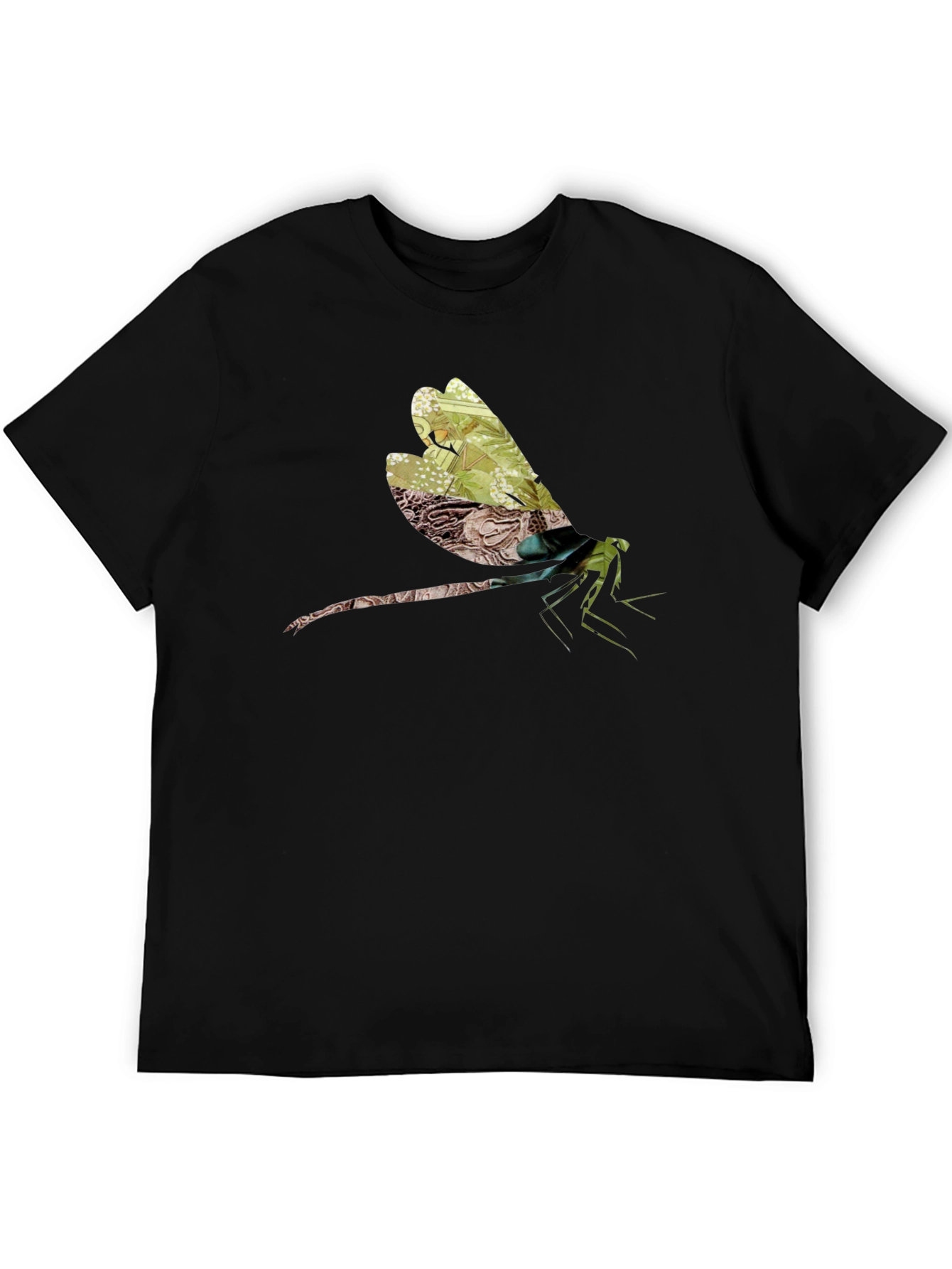 Dragonfly Graphic Black T-Shirt