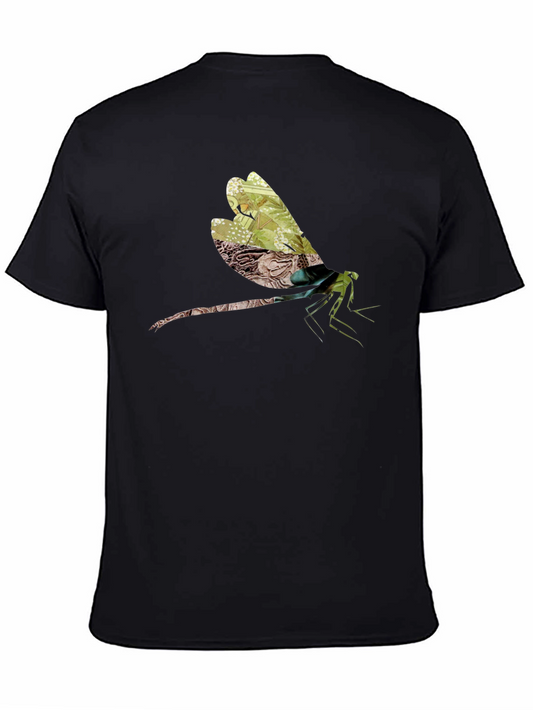 Dragonfly Graphic Black T-Shirt