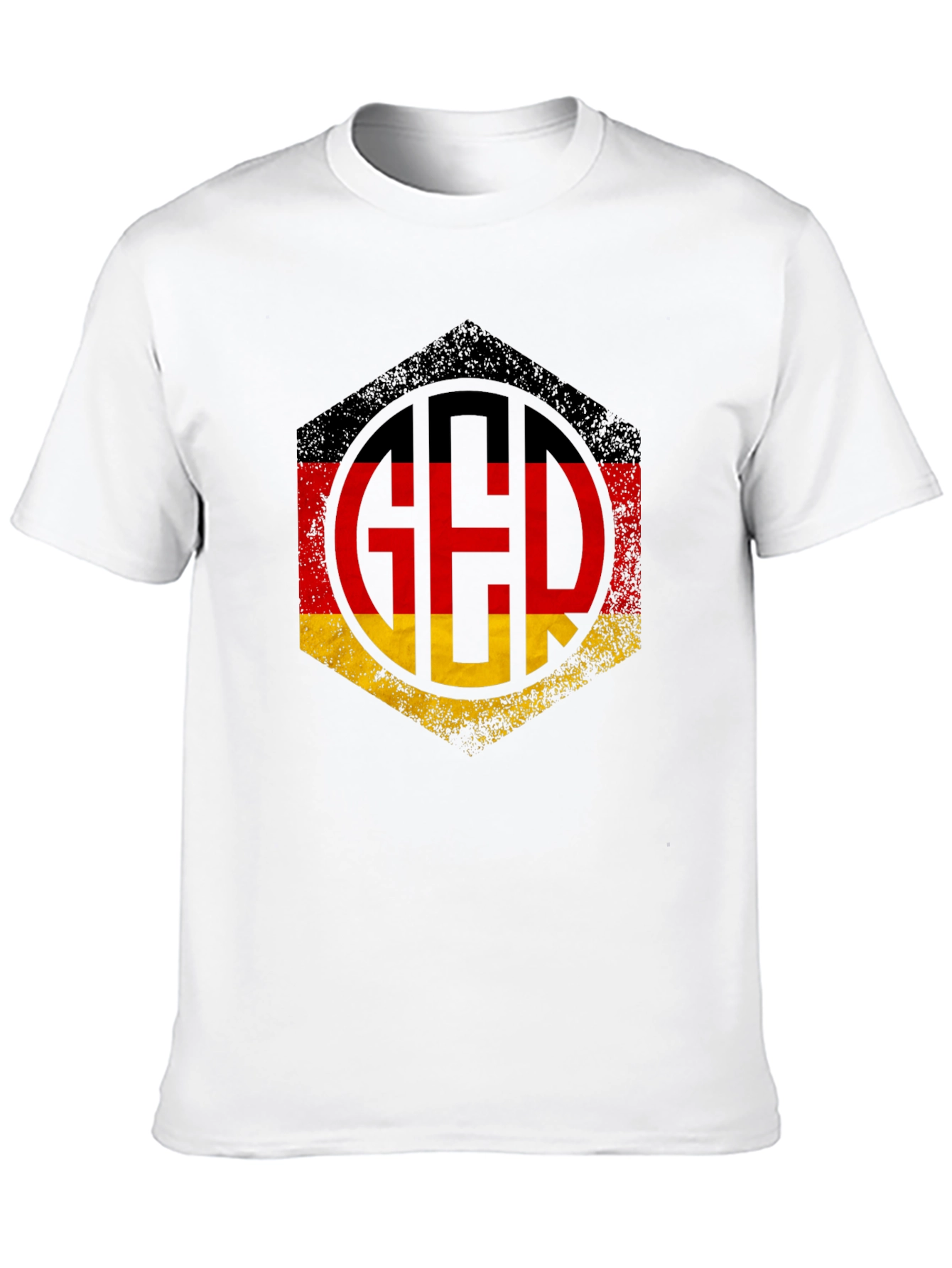 Germany Flag Graphic Tee - Black T-Shirt