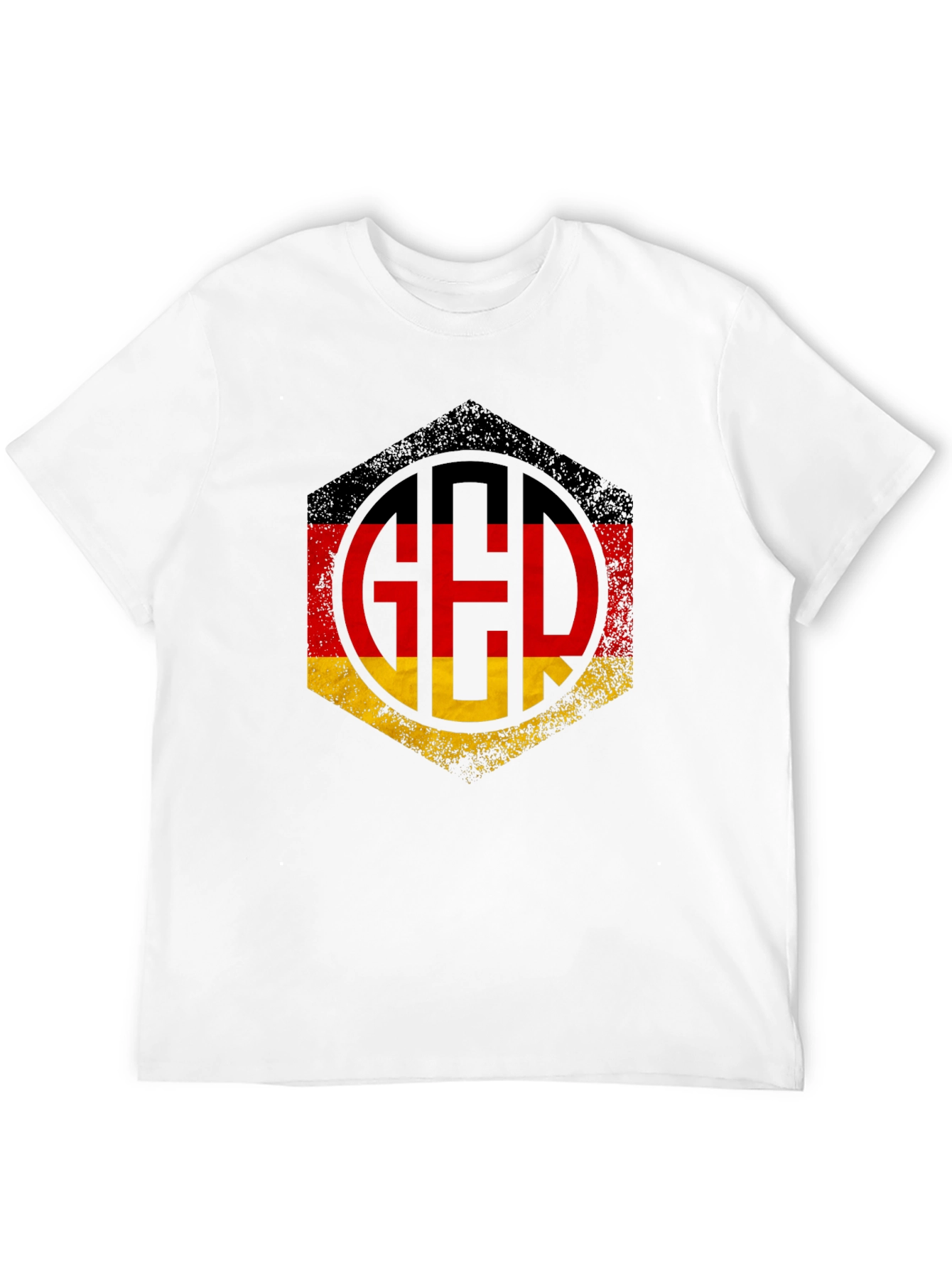 Germany Flag Graphic Tee - Black T-Shirt