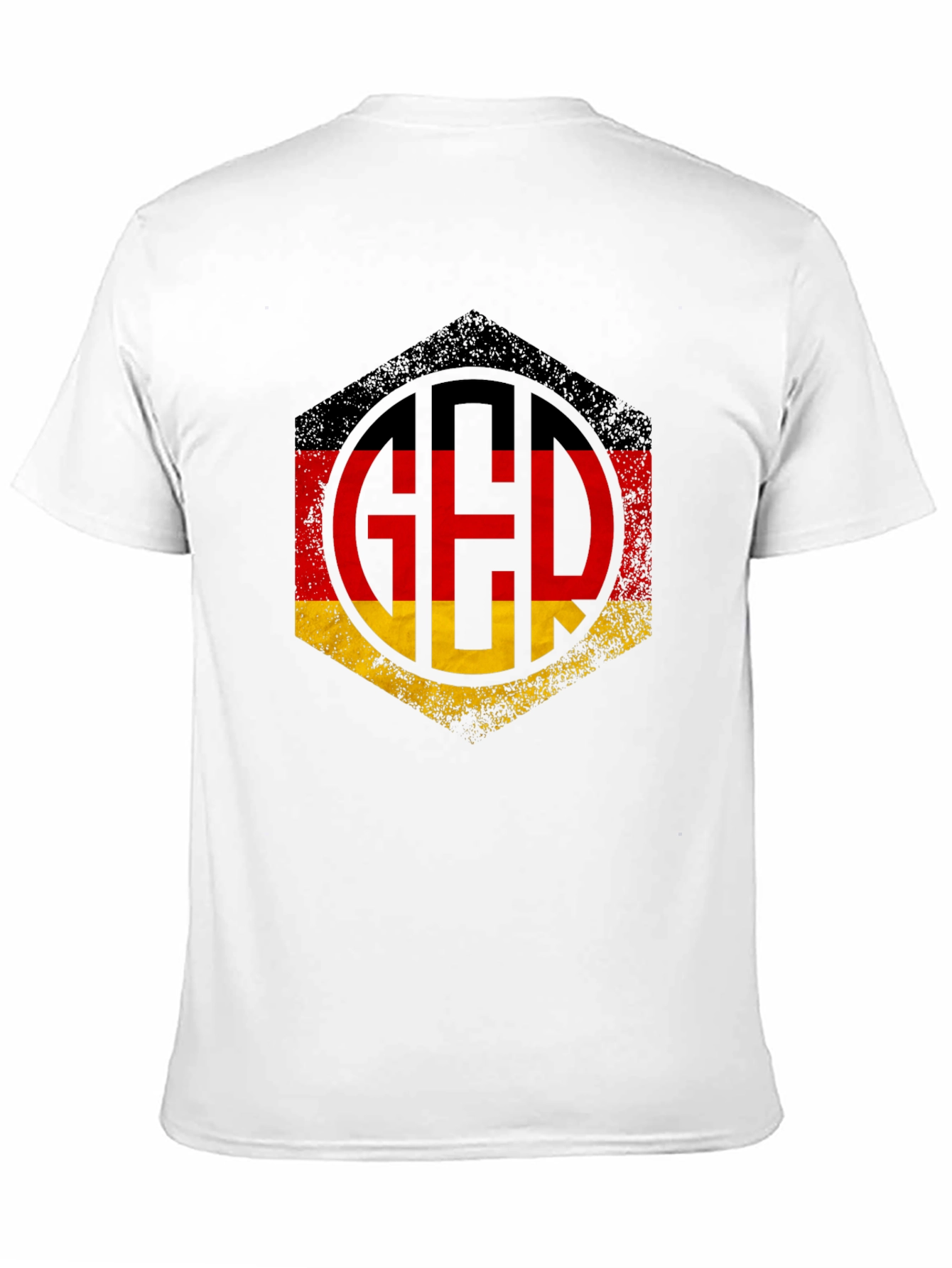 Germany Flag Graphic Tee - Black T-Shirt