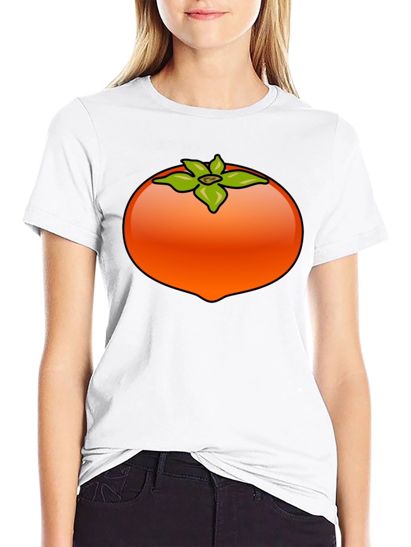 Persimmon Graphic Tee - Fruity Fun!