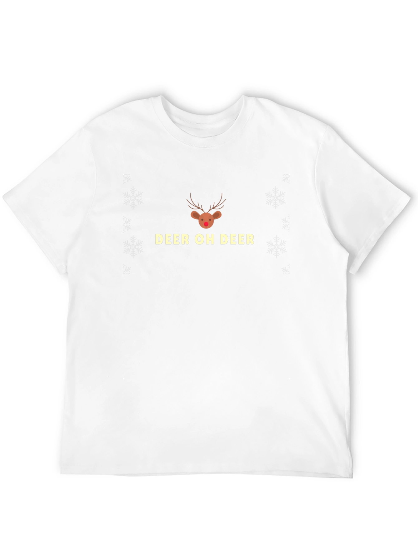 Deer Oh Deer Graphic Tee - Festive Holiday Apparel