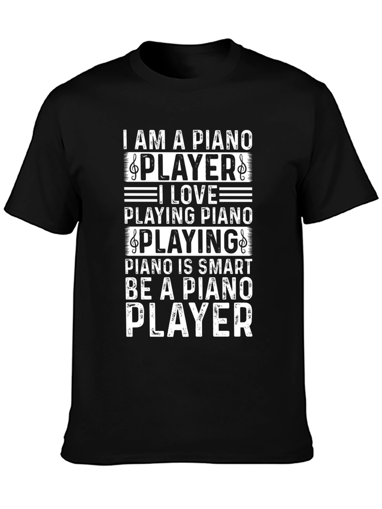 Piano Player Graphic T-Shirt