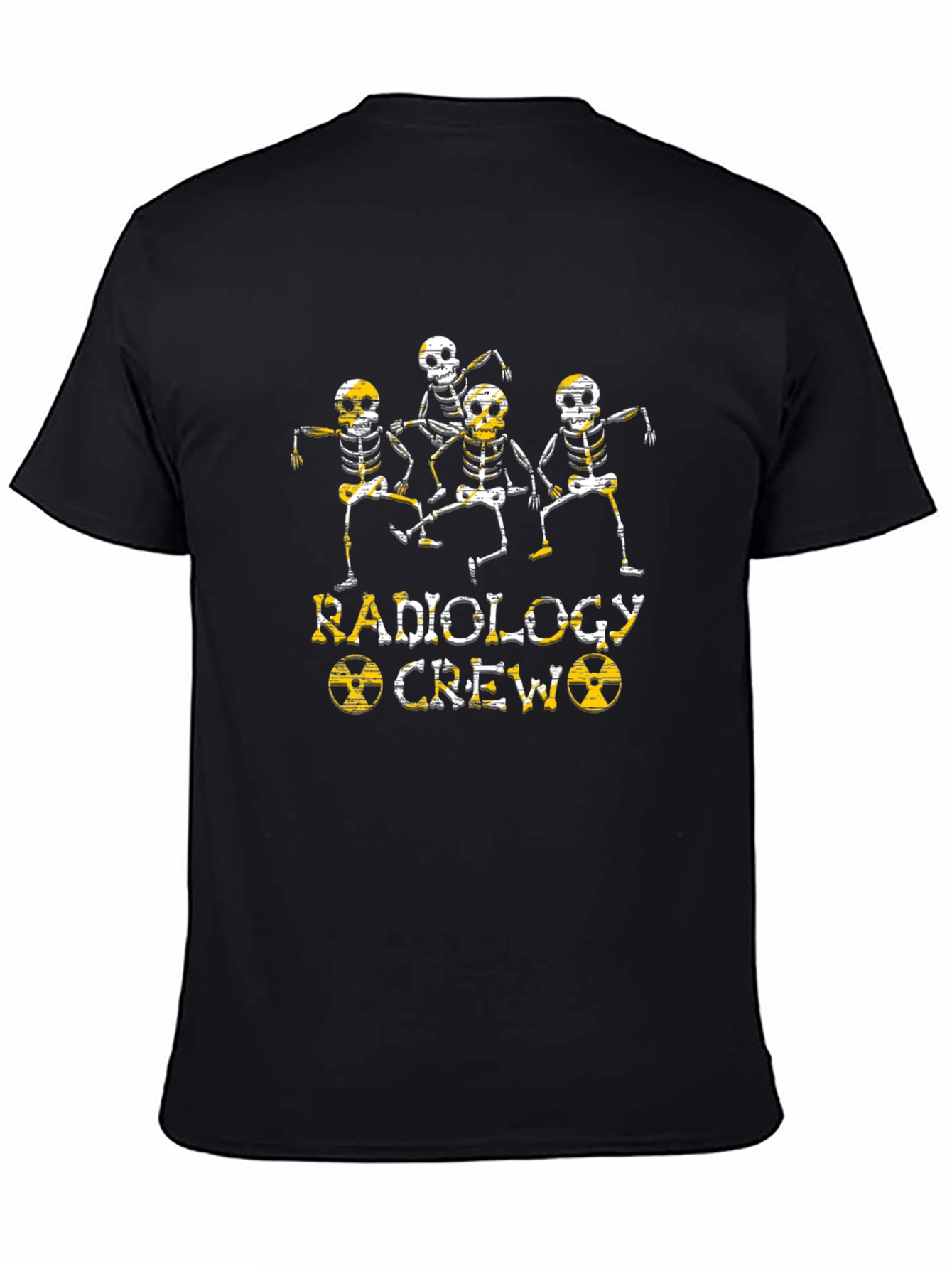 Radiology Crew Skeleton Graphic Tee - Black
