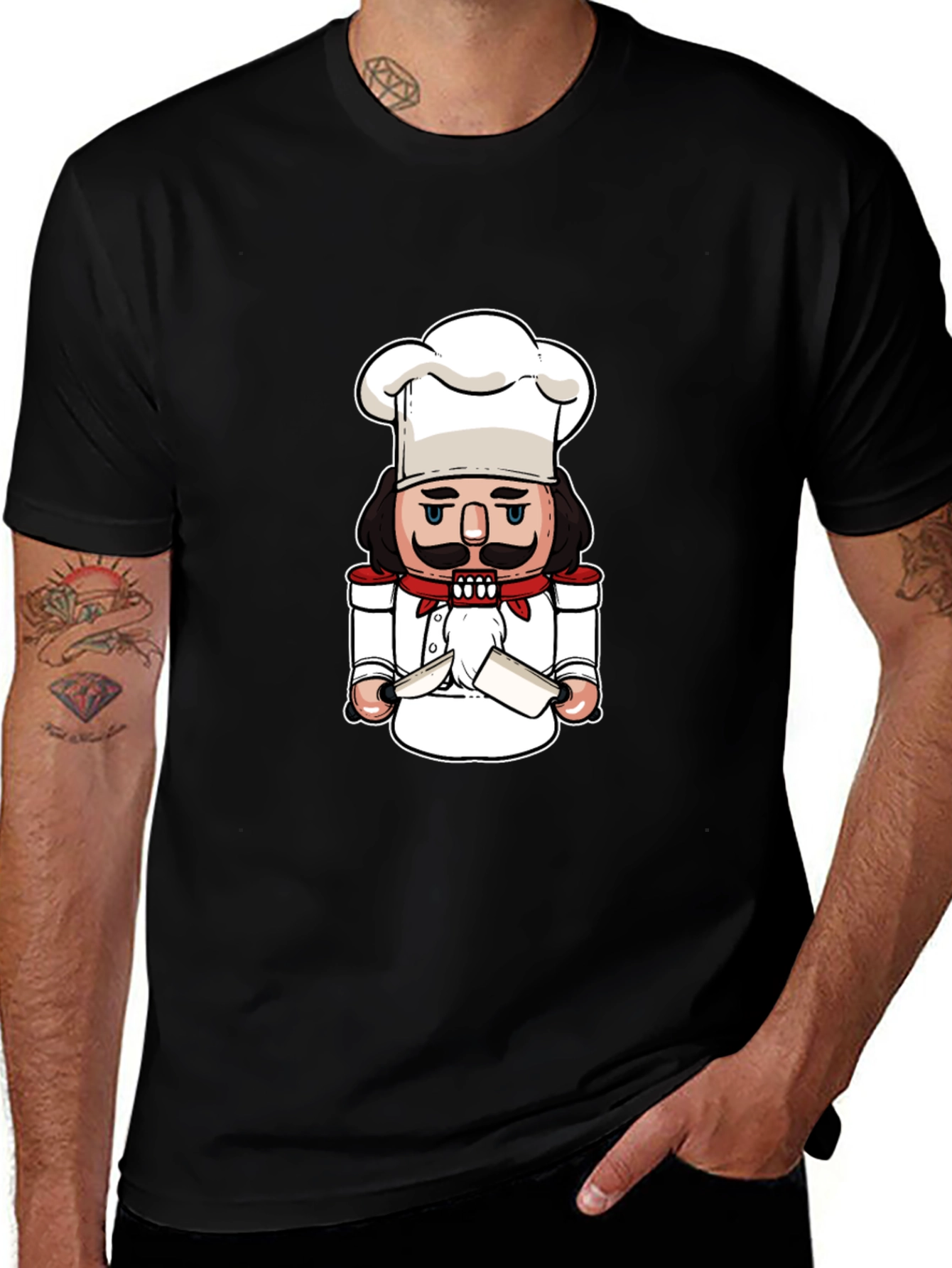 Chef Nutcracker T-Shirt - Funny Culinary Tee