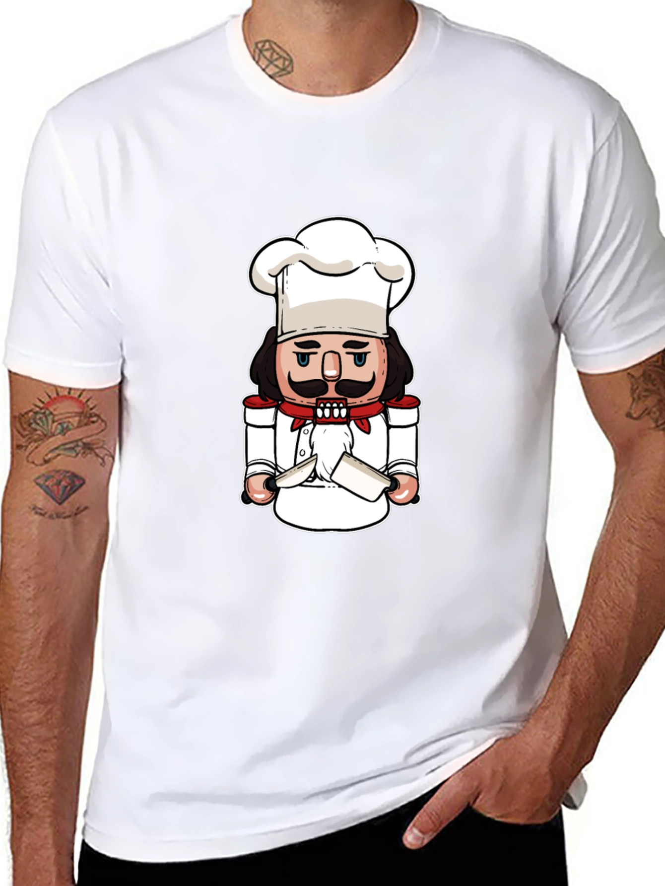 Chef Nutcracker T-Shirt - Funny Culinary Tee