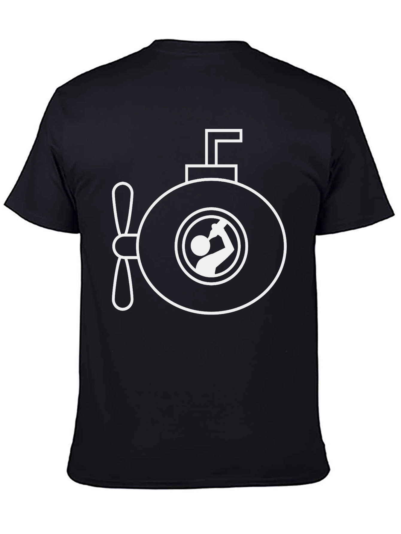 Submarine Drinking T-Shirt - Novelty Graphic Tee