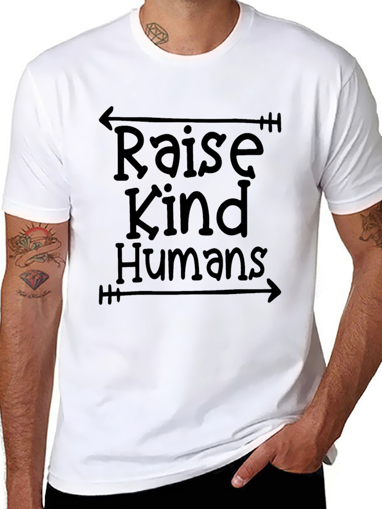 Raise Kind Humans Graphic Tee - Unisex
