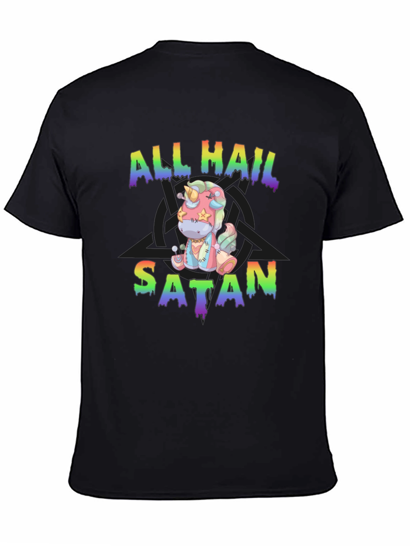 All Hail Satan Unicorn T-Shirt