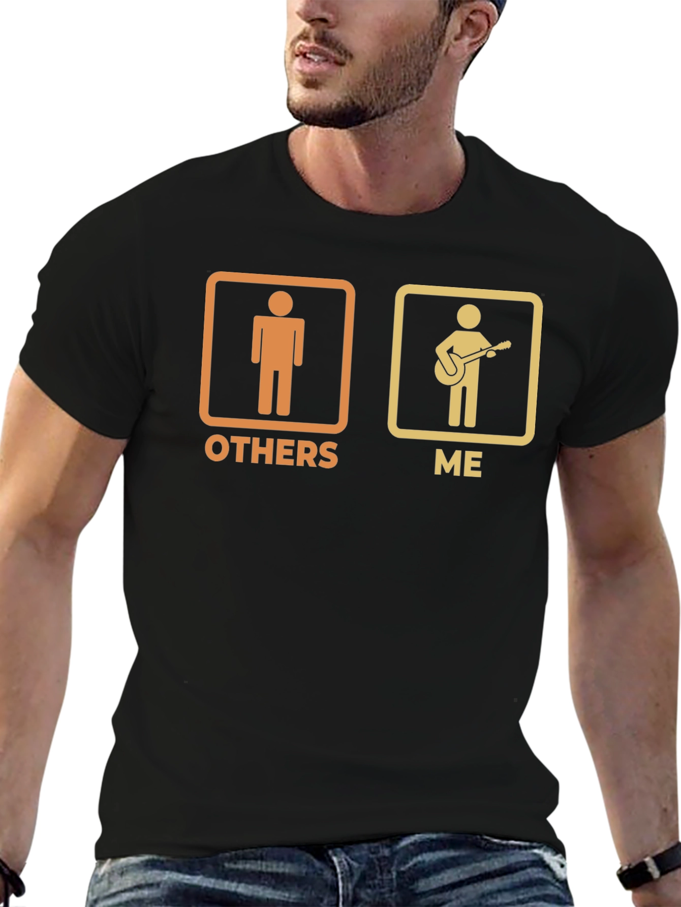 Guitarist Humor Graphic Tee - Others vs. Me