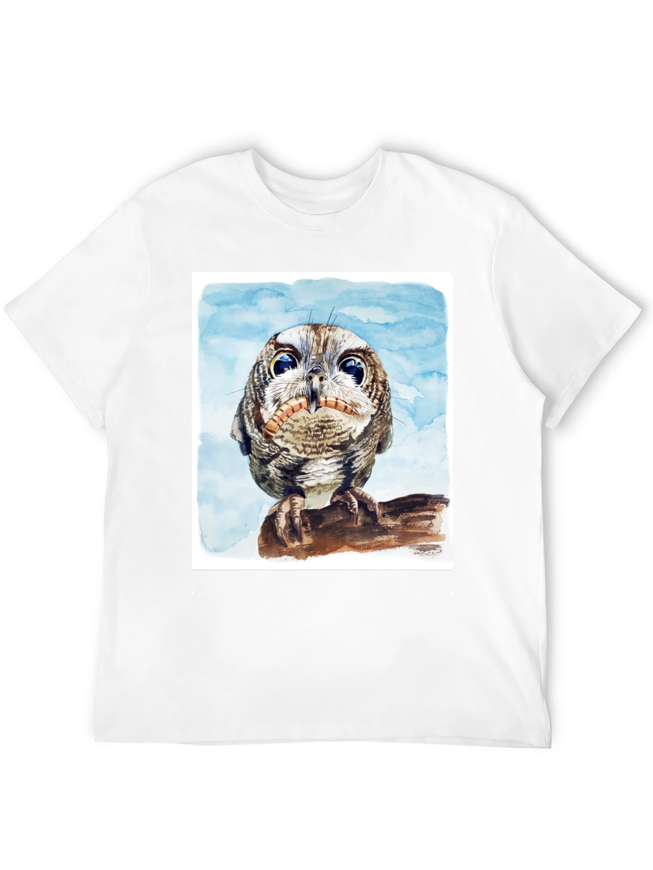Owl Graphic Tee - Mens Black T-Shirt