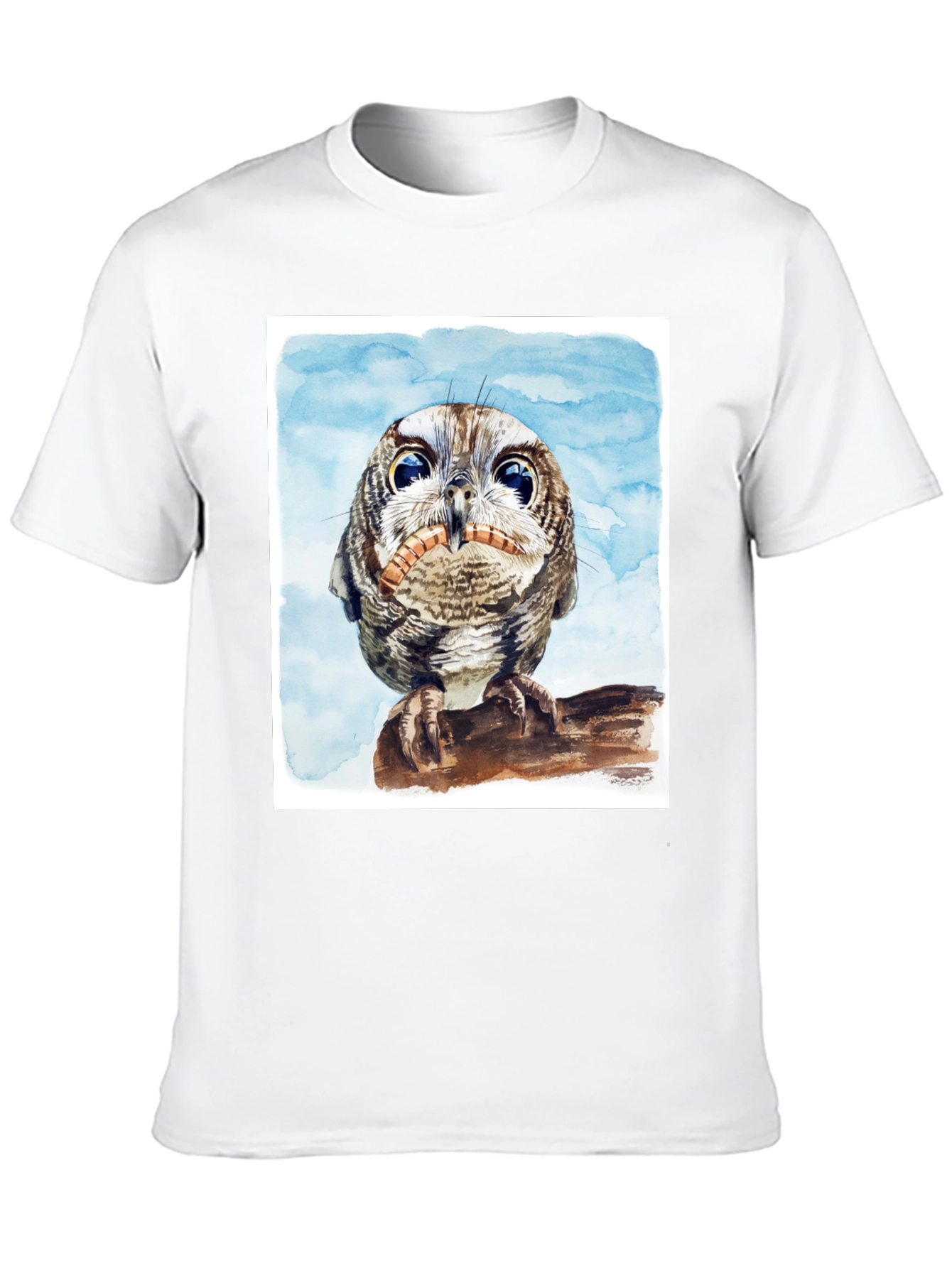 Owl Graphic Tee - Mens Black T-Shirt