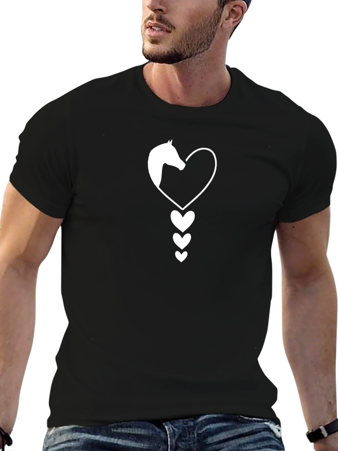 Horse Heart T-Shirt - Equestrian Love Tee