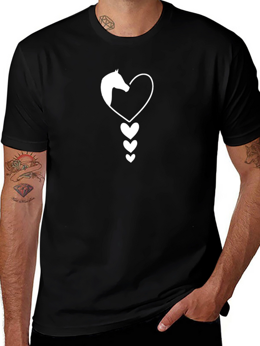 Horse Heart T-Shirt - Equestrian Love Tee