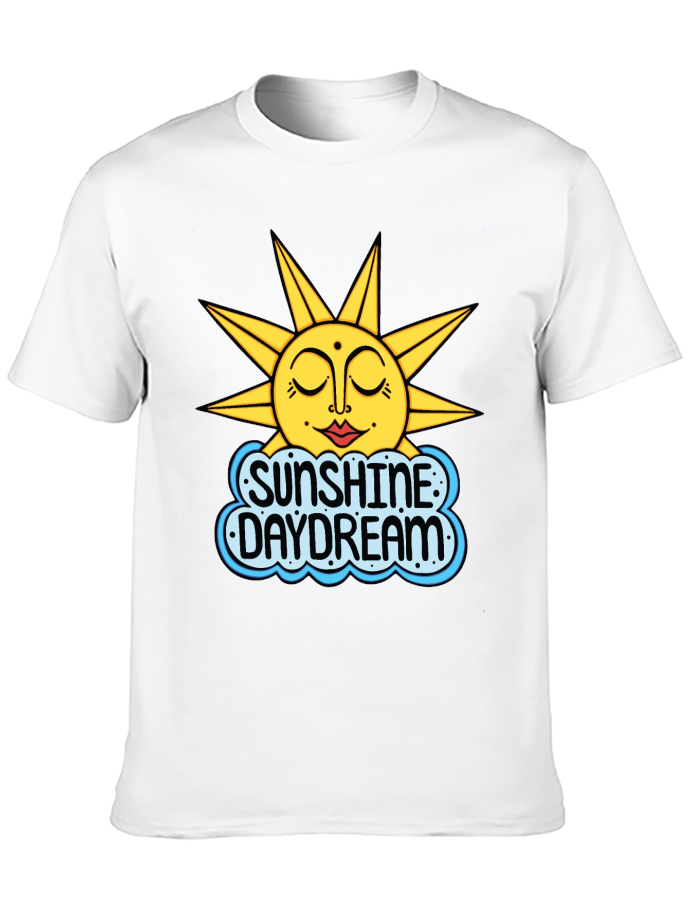 Sunshine Daydream Graphic T-Shirt - Black