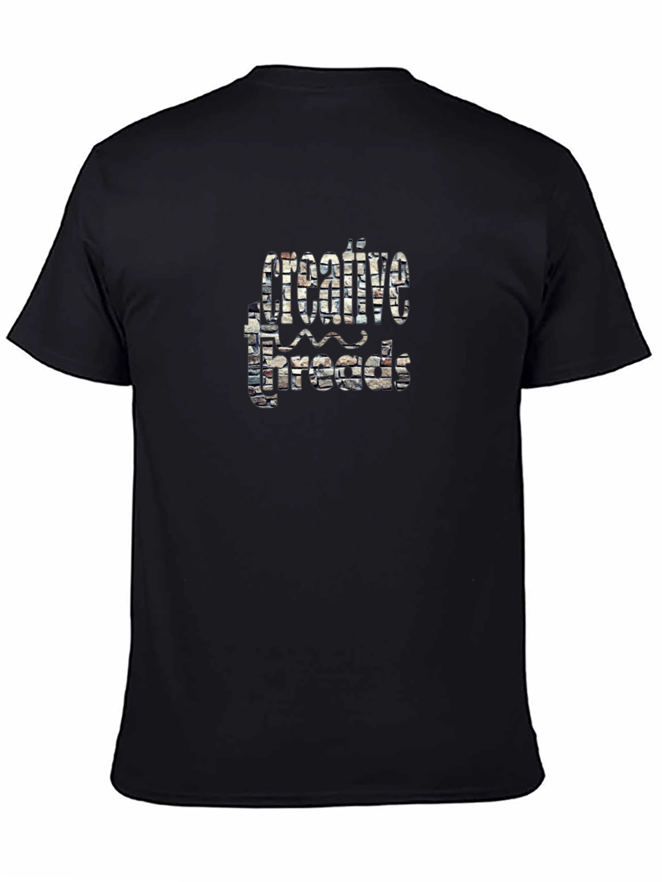 Creative Threads Graphic Black T-Shirt