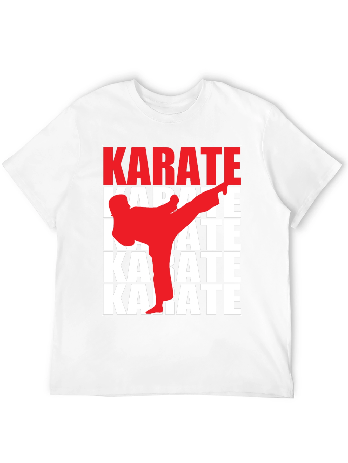 Karate Kick T-Shirt - Martial Arts Graphic Tee