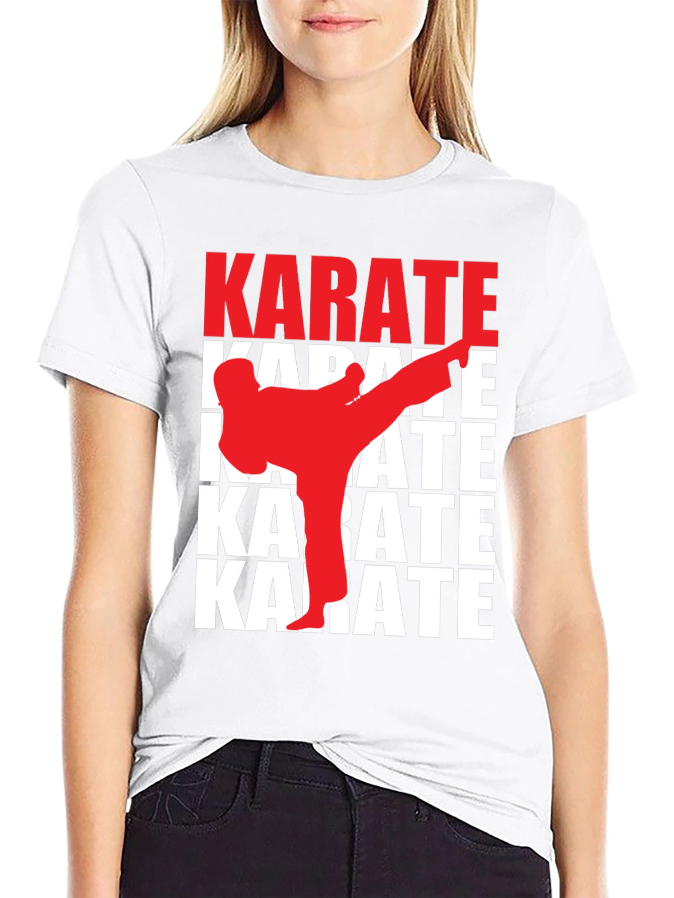 Karate Kick T-Shirt - Martial Arts Graphic Tee