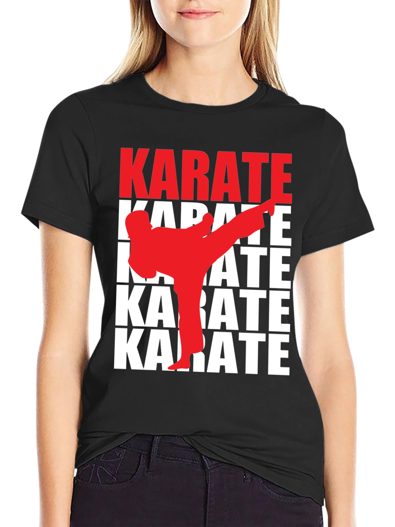 Karate Kick T-Shirt - Martial Arts Graphic Tee