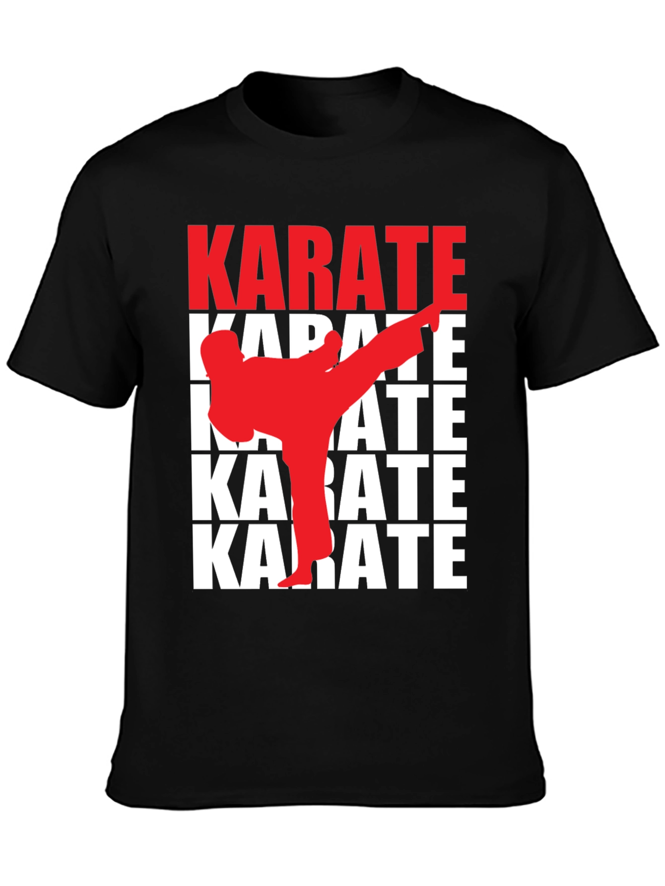 Karate Kick T-Shirt - Martial Arts Graphic Tee