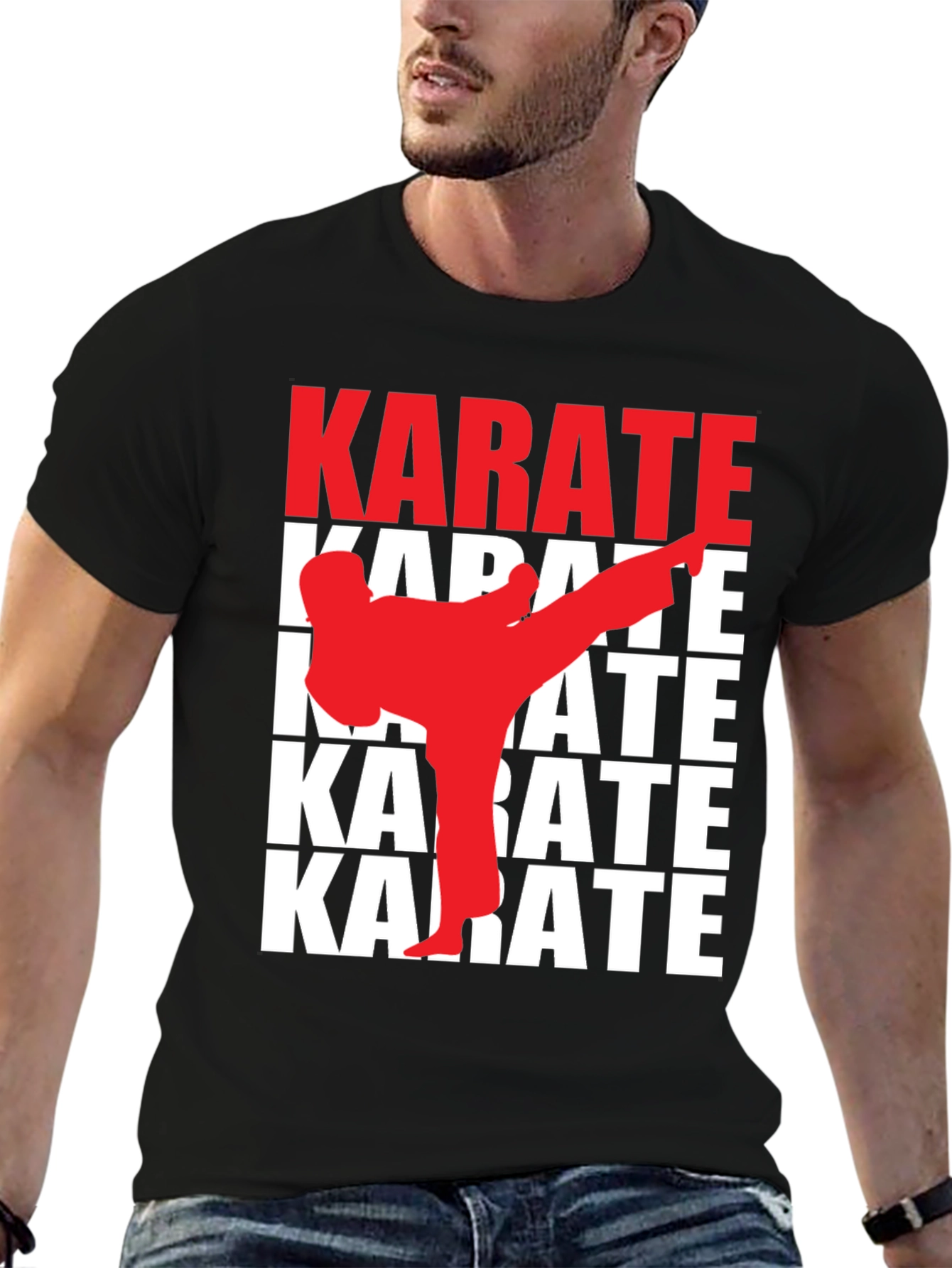Karate Kick T-Shirt - Martial Arts Graphic Tee