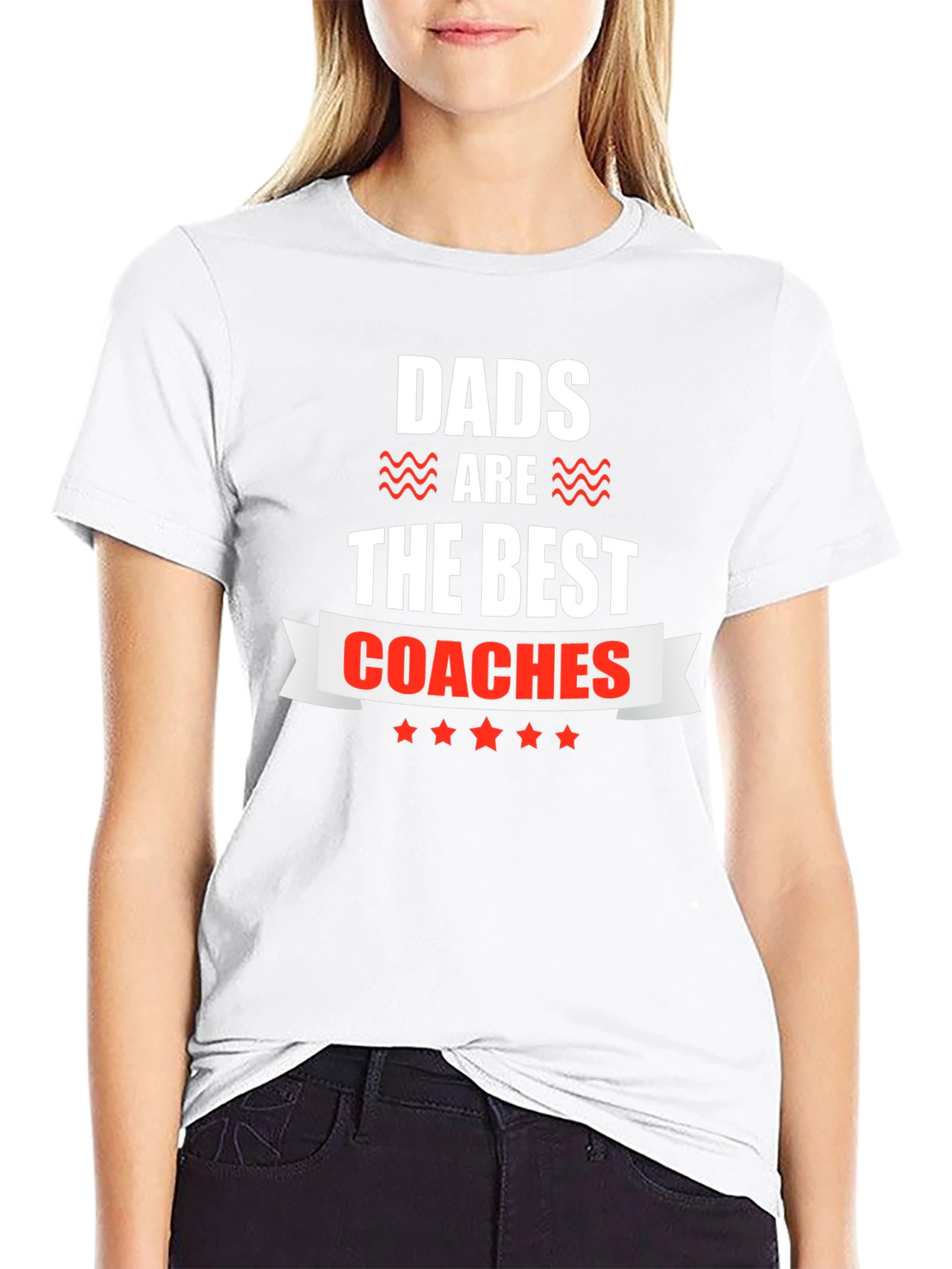 Dads Are The Best Coaches Graphic Tee