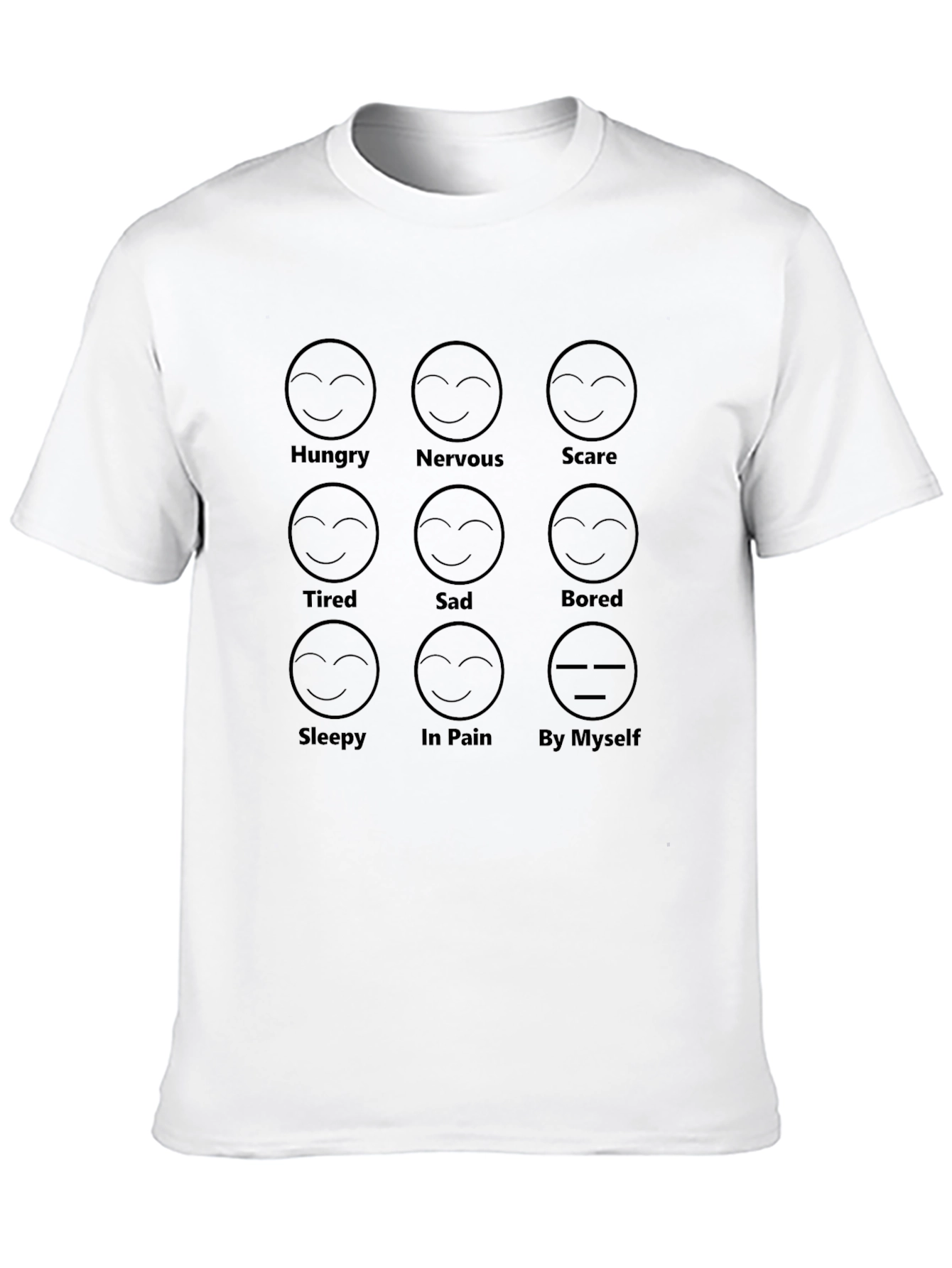 Moods of the Day T-Shirt Funny Graphic Tee