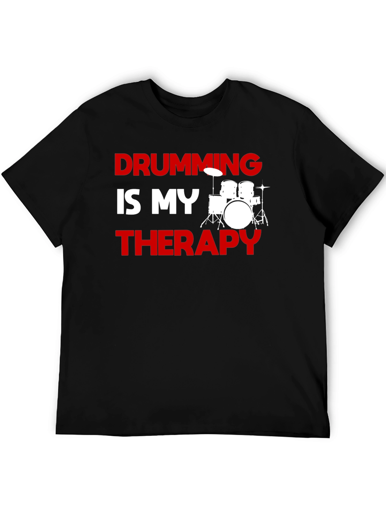 Drumming is My Therapy Graphic T-Shirt