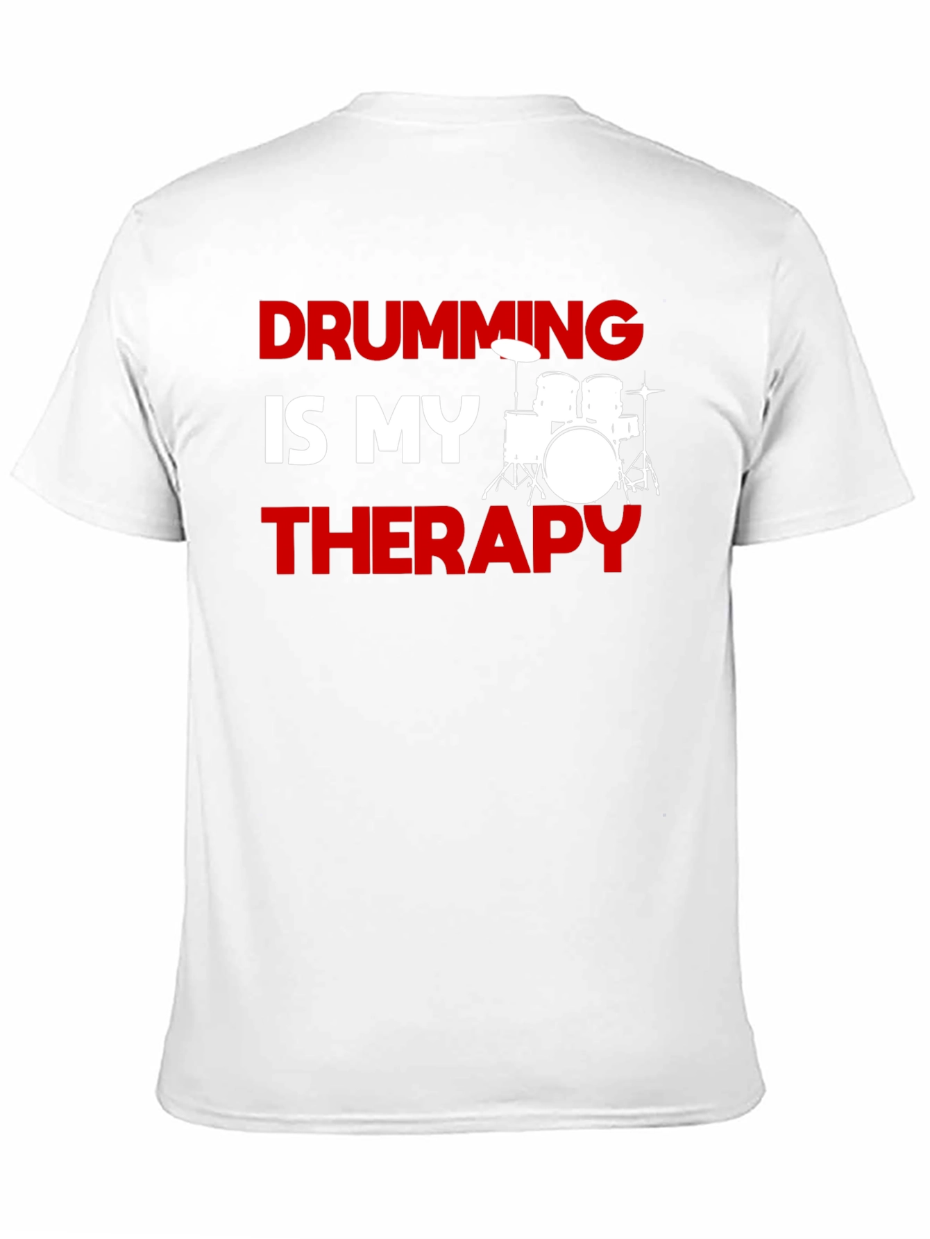 Drumming is My Therapy Graphic T-Shirt