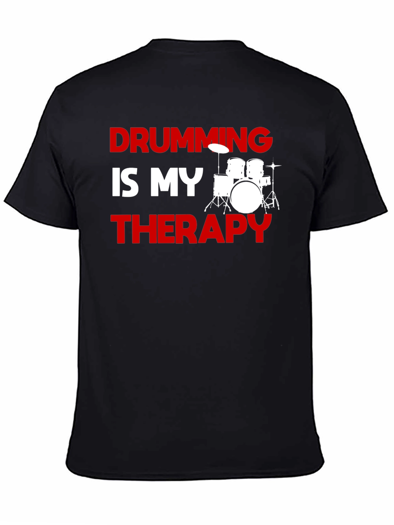 Drumming is My Therapy Graphic T-Shirt