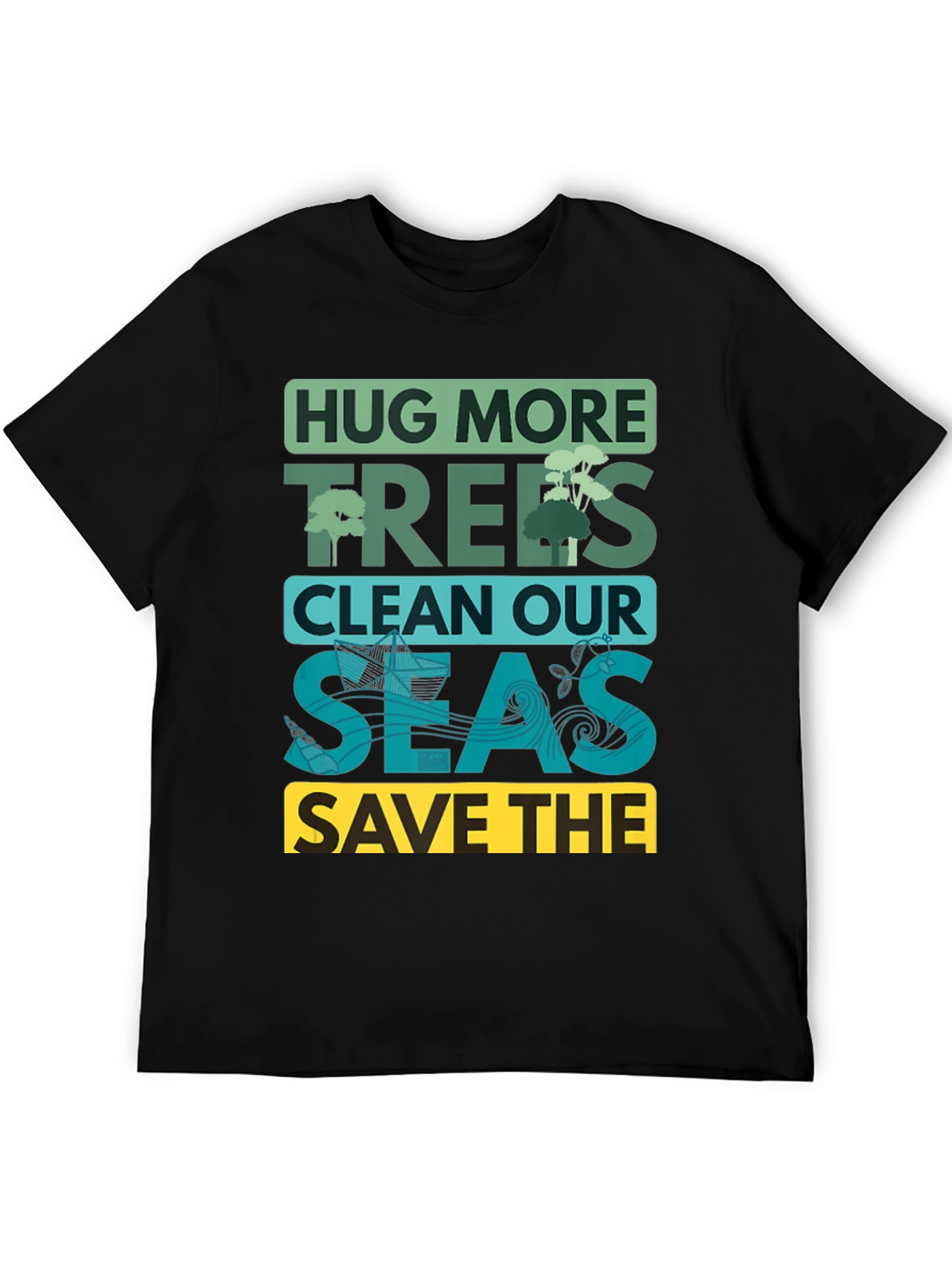 Eco-Friendly Graphic T-Shirt: Hug More Trees