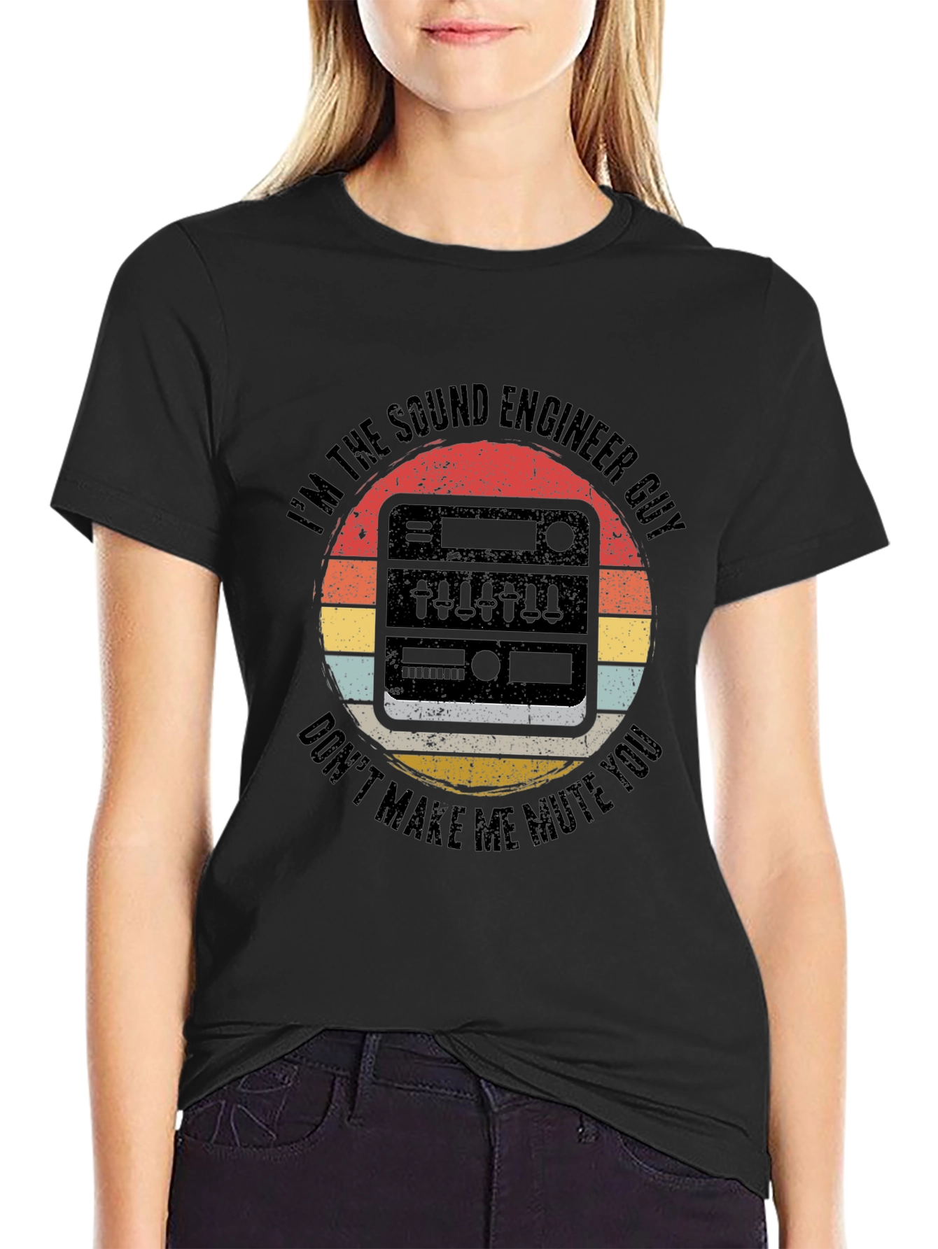 Sound Engineer T-Shirt - Dont Make Me Mute You