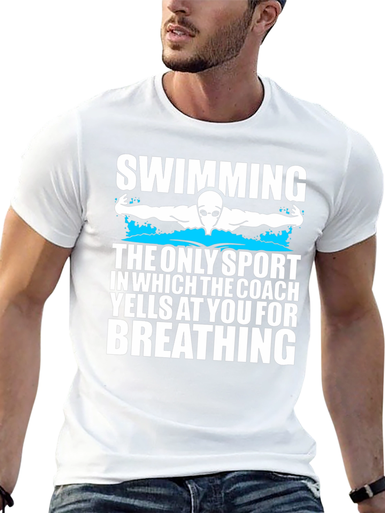 Swimming T-Shirt - Funny Swimmer Gift