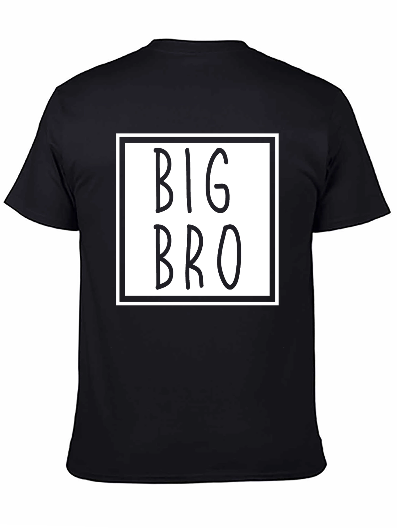 Big Bro Graphic T-Shirt - Black Cotton Tee