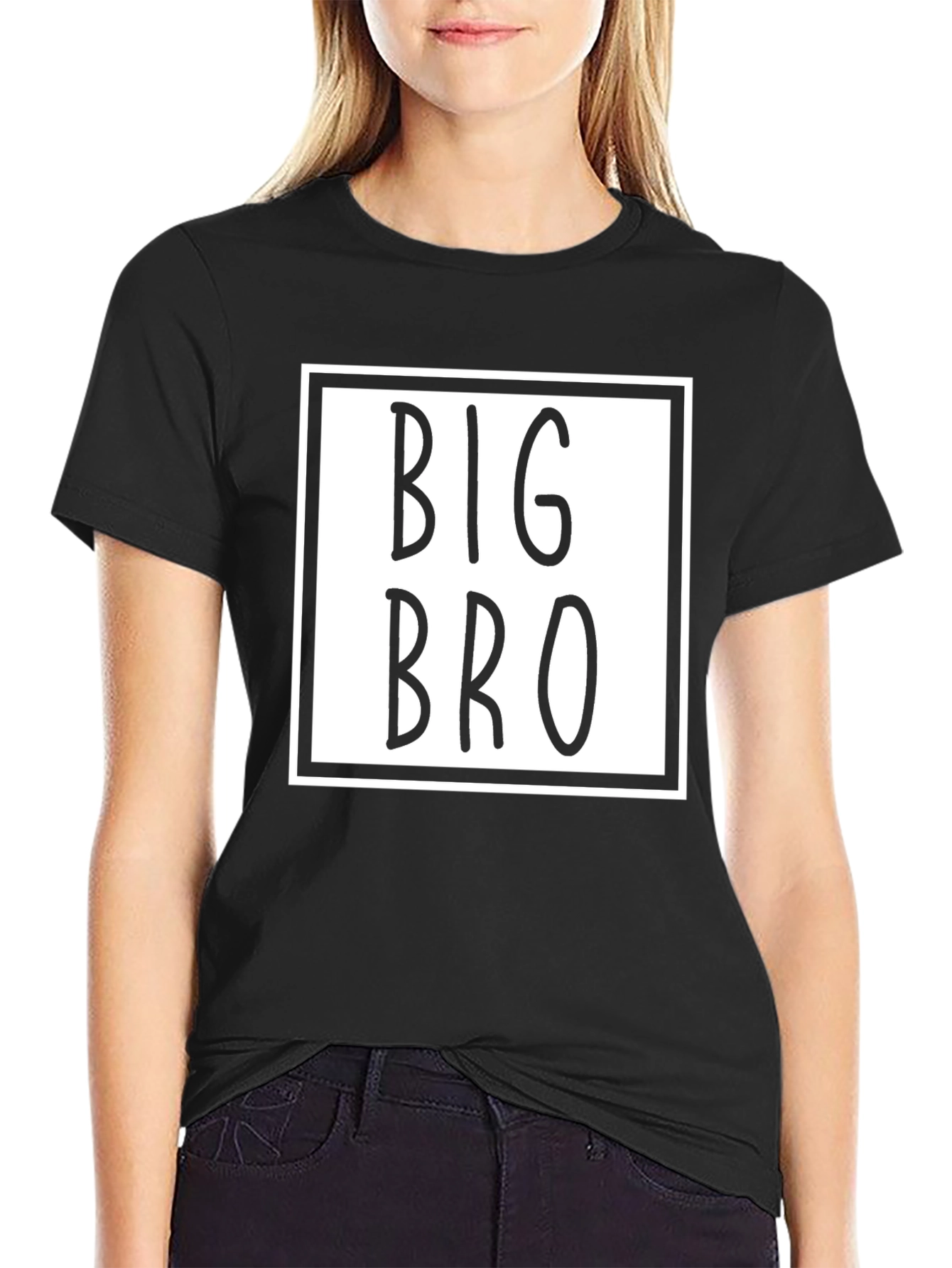 Big Bro Graphic T-Shirt - Black Cotton Tee