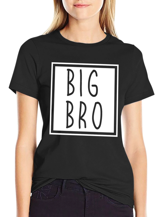 Big Bro Graphic T-Shirt - Black Cotton Tee