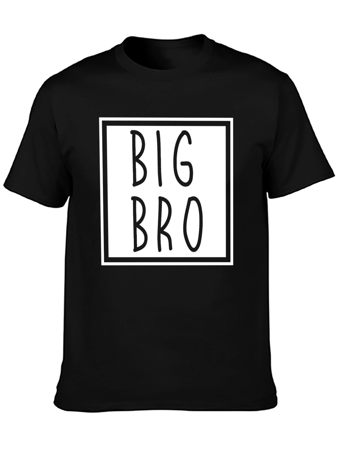 Big Bro Graphic T-Shirt - Black Cotton Tee