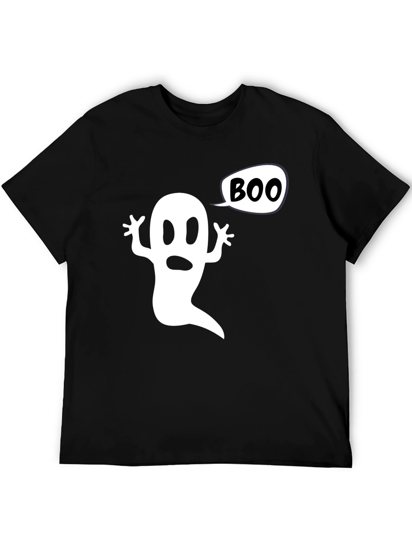 Boo Ghost Graphic Tee - Halloween Spooky Shirt