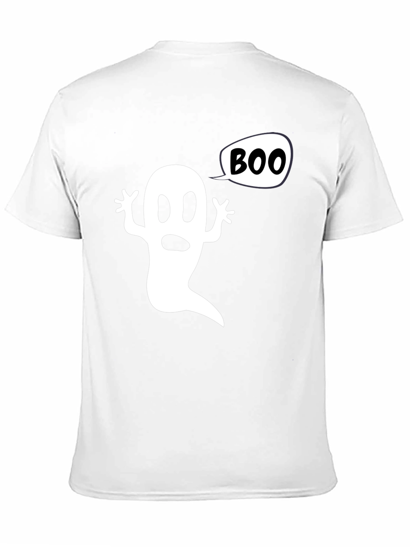 Boo Ghost Graphic Tee - Halloween Spooky Shirt