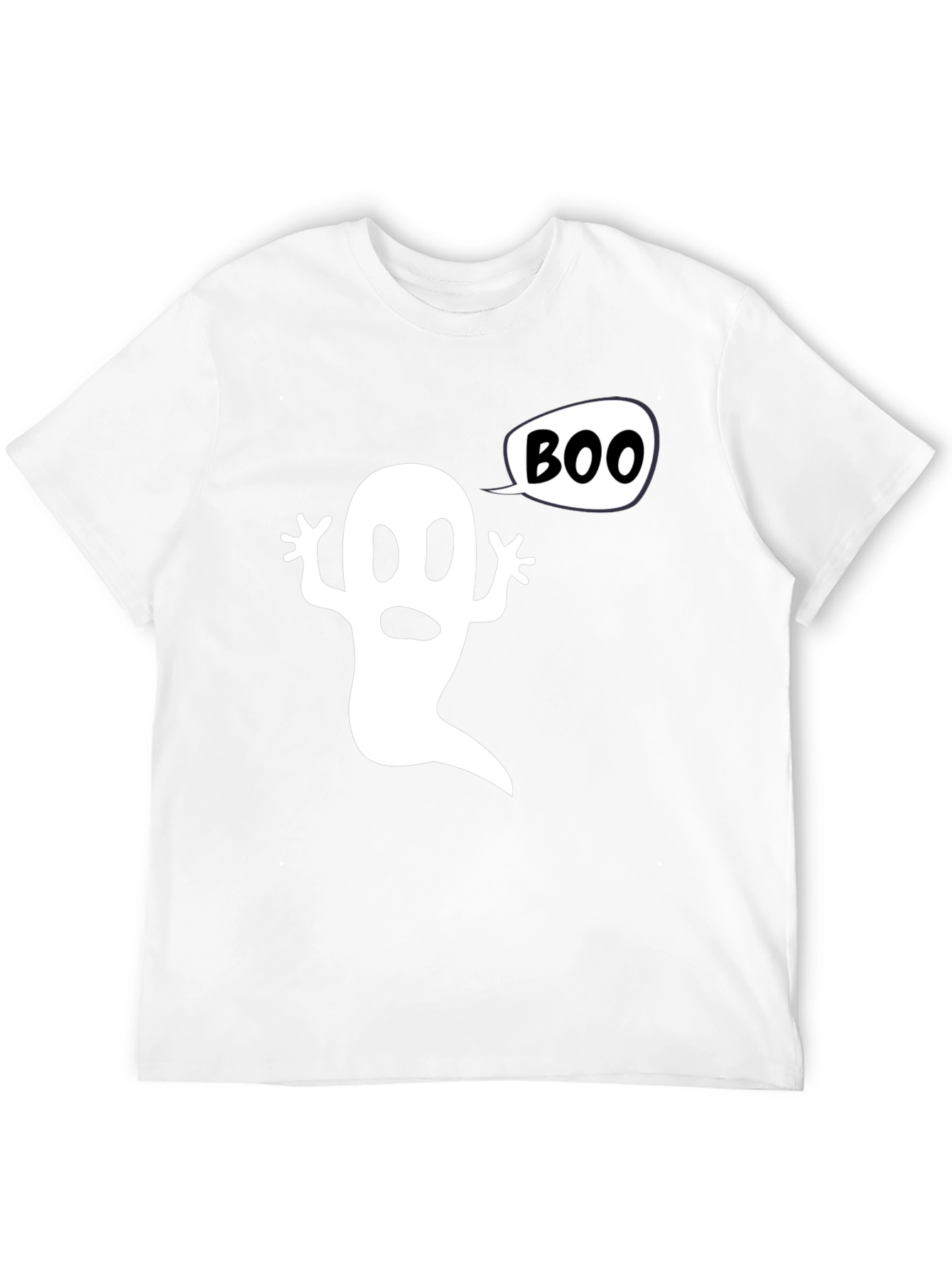 Boo Ghost Graphic Tee - Halloween Spooky Shirt