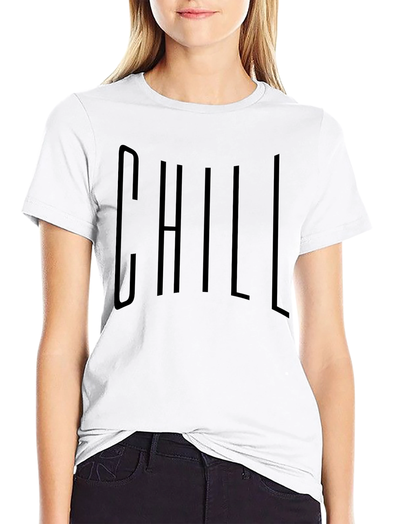 Chill Graphic Tee - Black Short Sleeve T-Shirt
